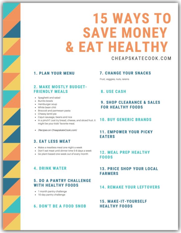 Creative Ways to Save Money on Healthy Food